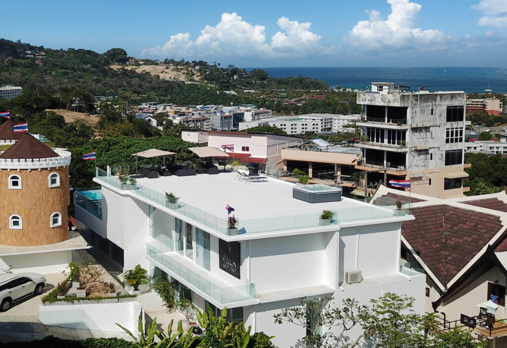 Dach von Villa Skyline ohne Pool #KarwanMiro #Essen #Phuket #Thailand #Germany #Apartments #Villen #Ferienvillen #HappyHoliday24